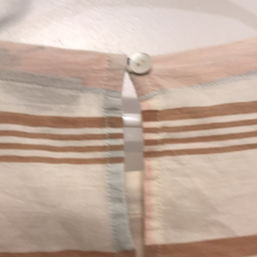 NWOT Anthropologie The Odells Shirring Peplum Blouse (M) - Picture 5 of 6